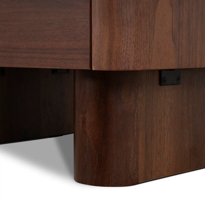 Rilano Bedside Table - Walnut