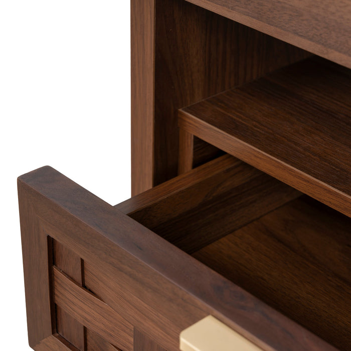 Kavelo Bedside Table - Walnut