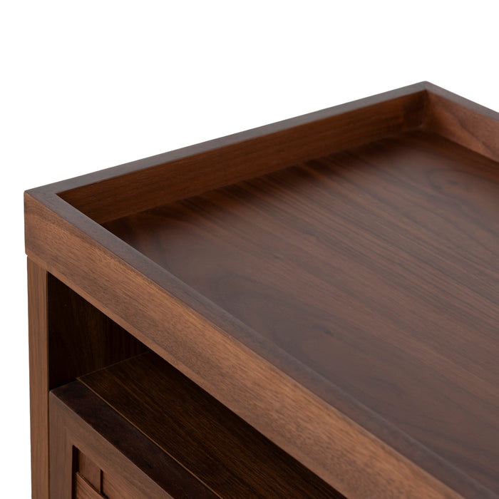 Kavelo Bedside Table - Walnut