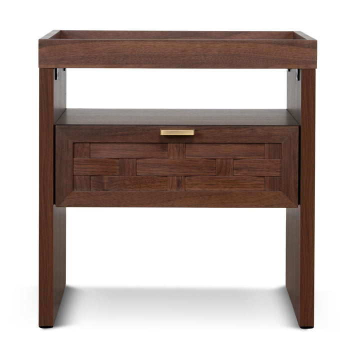 Kavelo Bedside Table - Walnut