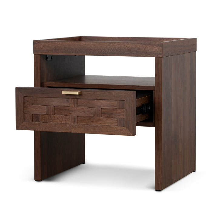 Kavelo Bedside Table - Walnut