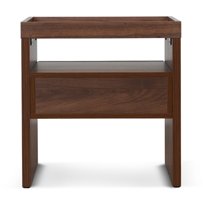 Kavelo Bedside Table - Walnut