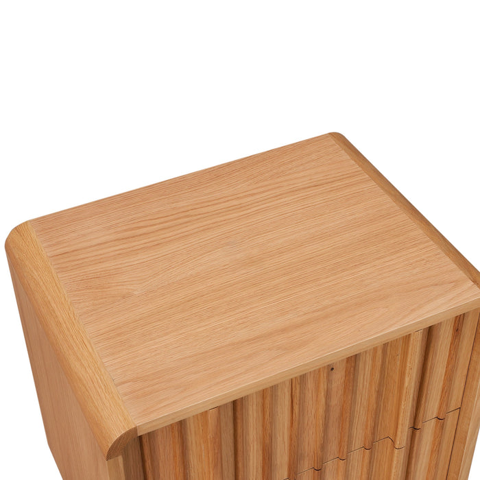 Elviano Bedside Table - Natural