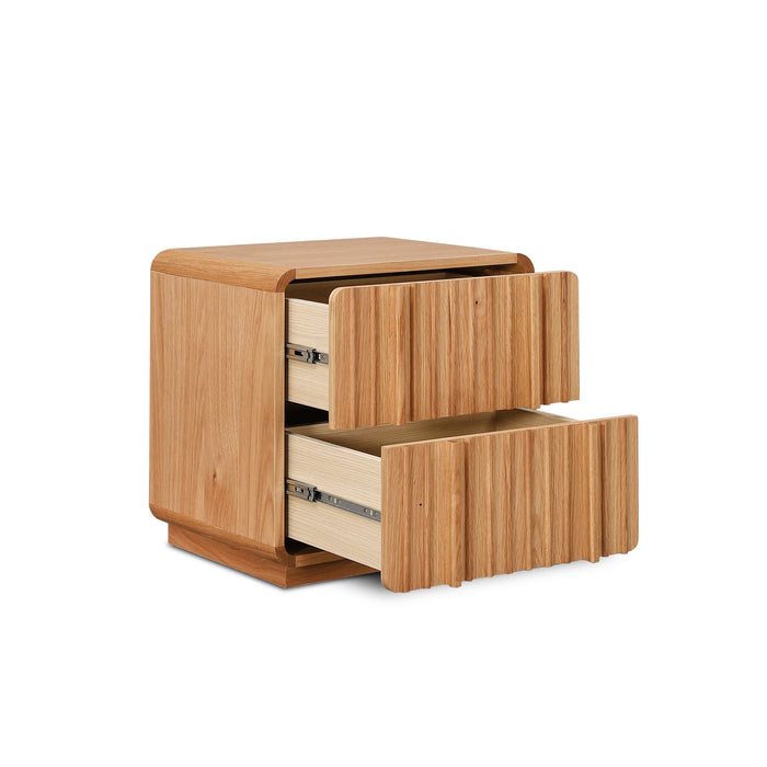 Elviano Bedside Table - Natural