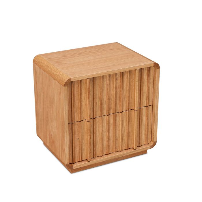 Elviano Bedside Table - Natural