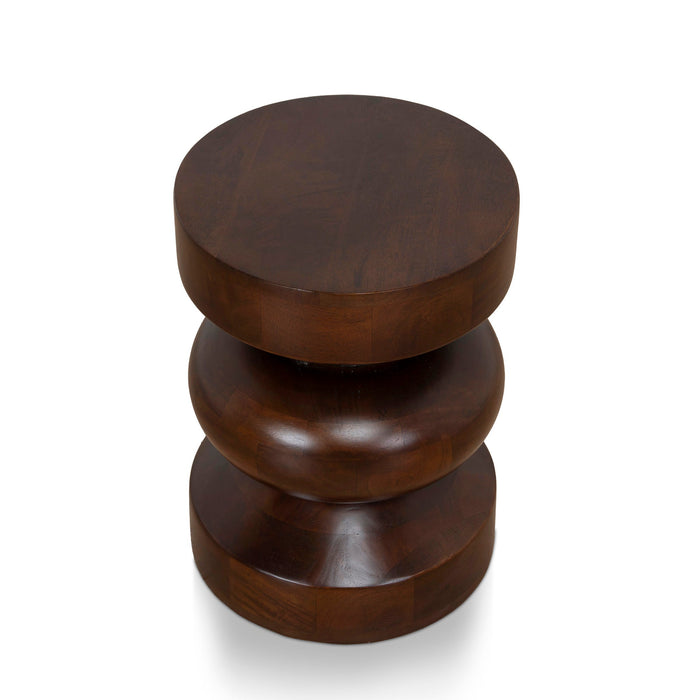 Sorren 33cm Side Table - Walnut