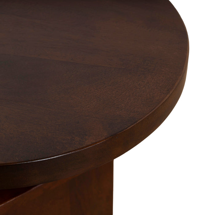 Calvado 35cm Side Table - Walnut