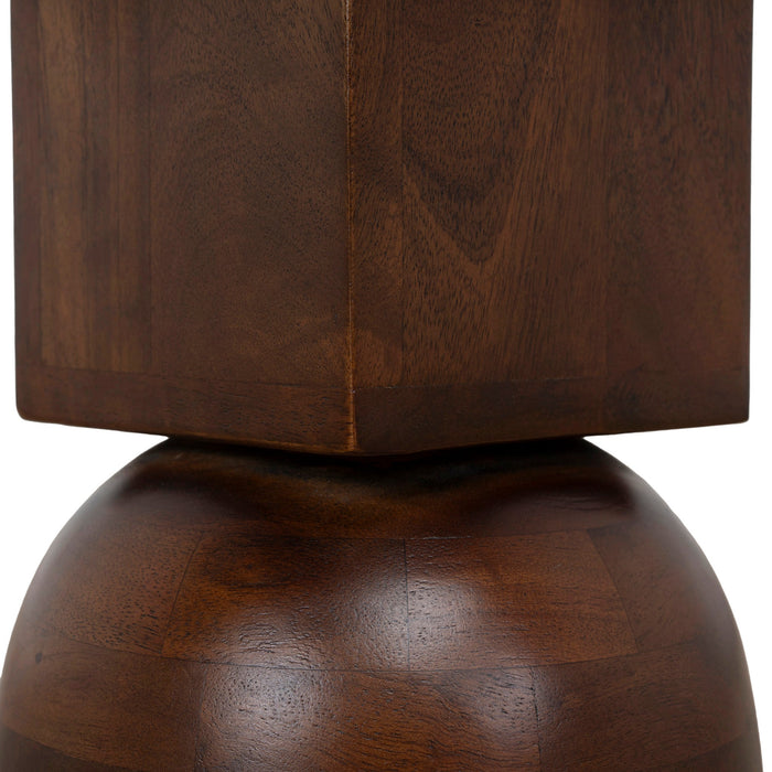 Calvado 35cm Side Table - Walnut
