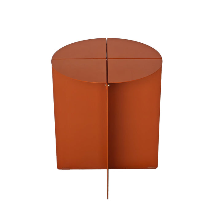 Cintara 38cm Round Side Table - Terracotta