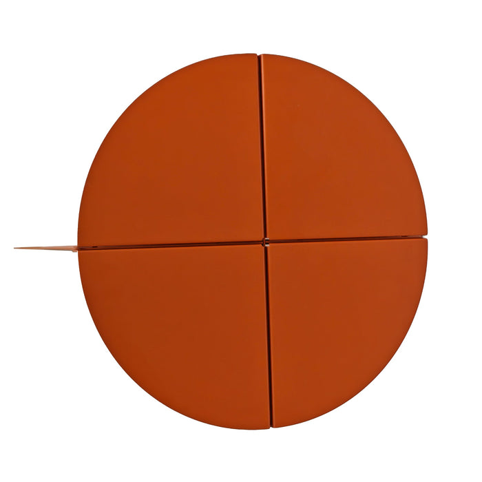Cintara 38cm Round Side Table - Terracotta
