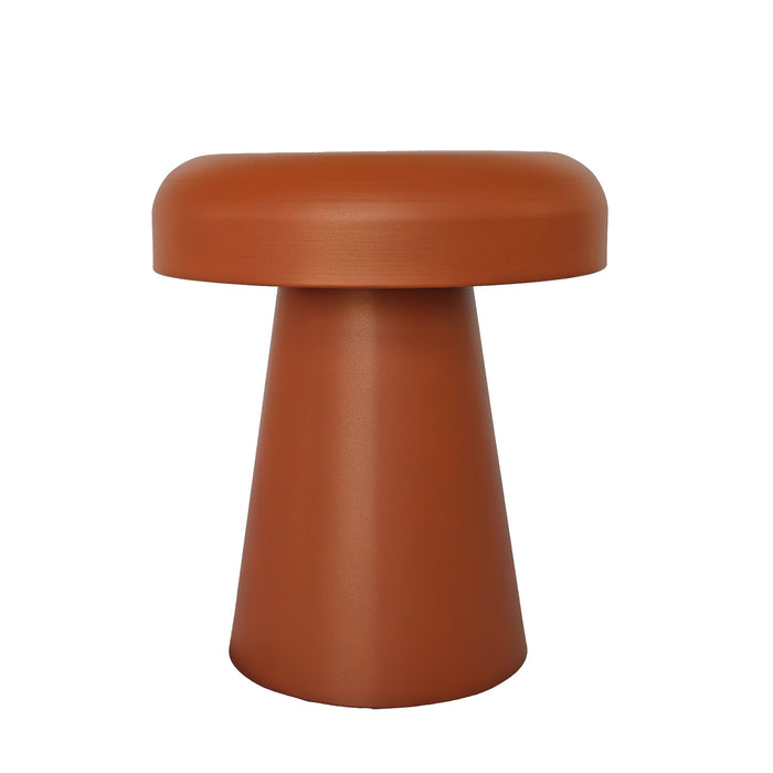 Zavro 40cm Round Side Table - Terracotta