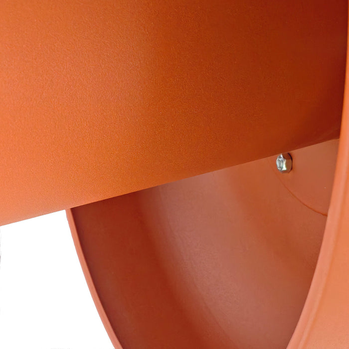 Zavro 40cm Round Side Table - Terracotta