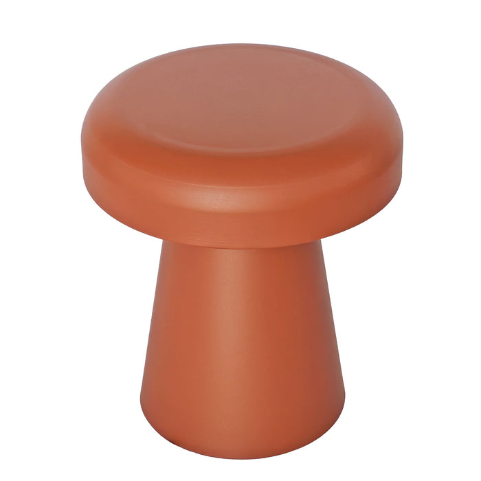 Zavro 40cm Round Side Table - Terracotta