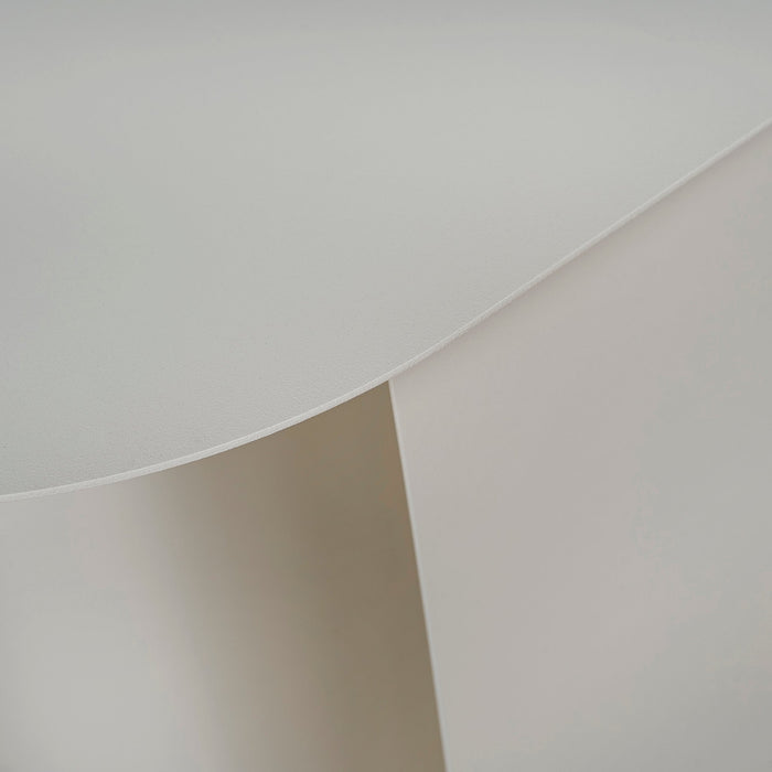 Vetra 50cm Side Table - Ivory White