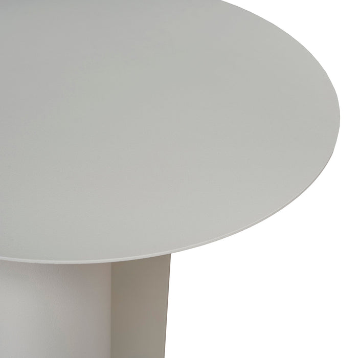 Vetra 50cm Side Table - Ivory White