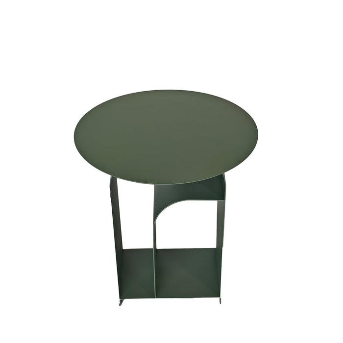 Orrica 38cm Round Side Table - Sage Green