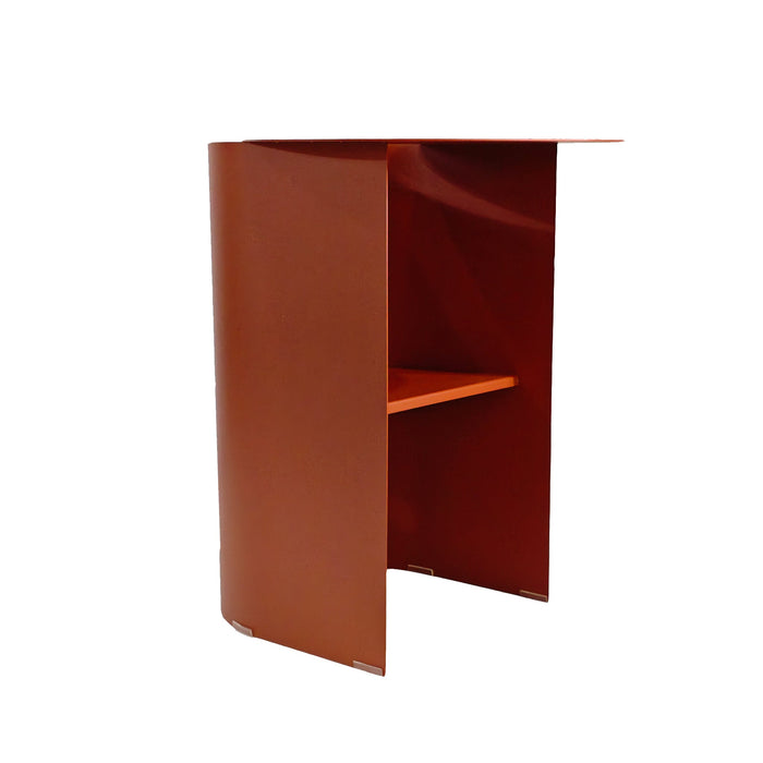 Solveta 38cm Side Table - Terracotta