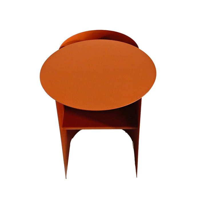 Solveta 38cm Side Table - Terracotta