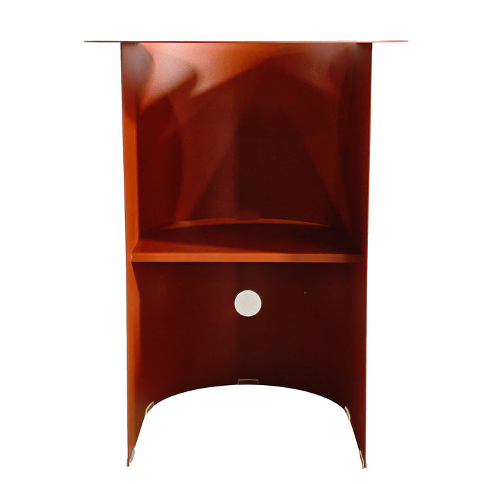 Solveta 38cm Side Table - Terracotta