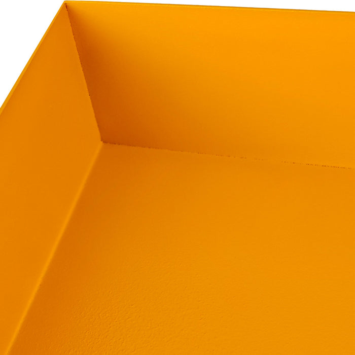 Nolani 35cm Square Side Table - Sandy Mustard
