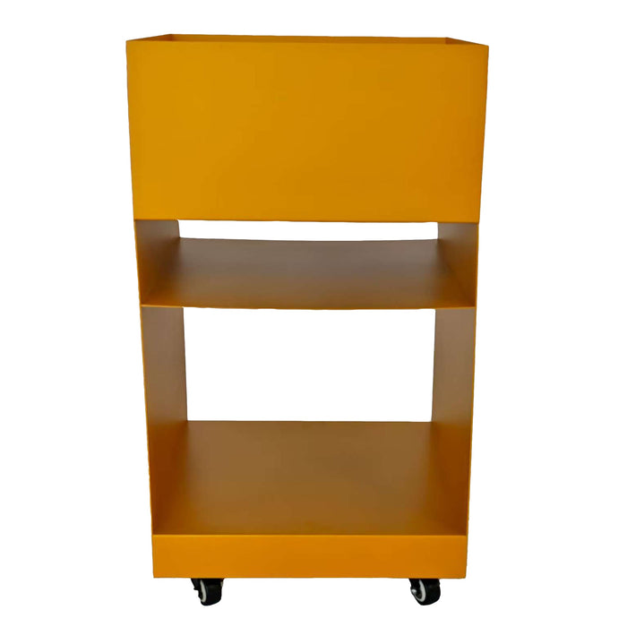 Nolani 35cm Square Side Table - Sandy Mustard