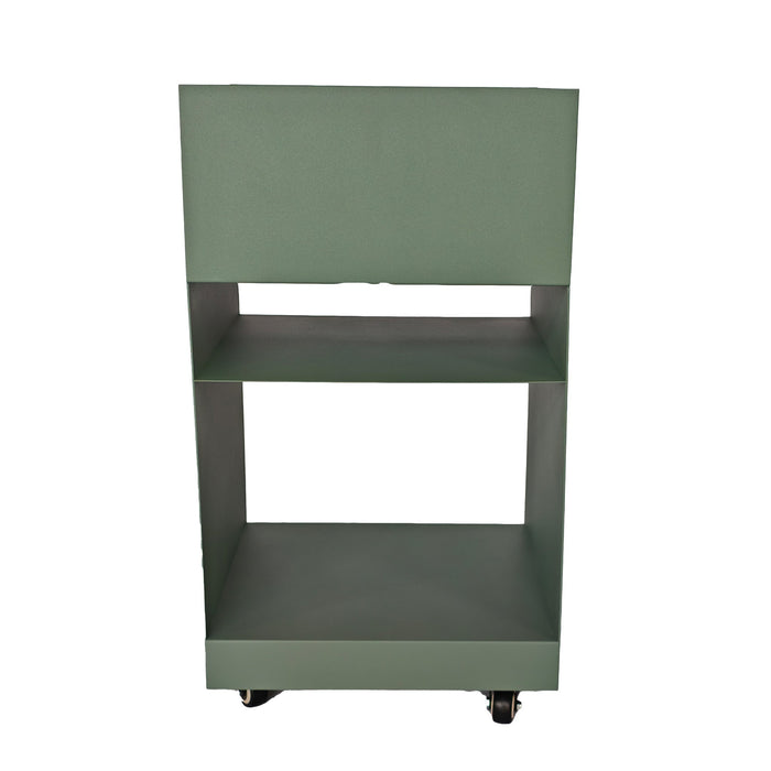 Nolani 35cm Square Side Table - Sage Green