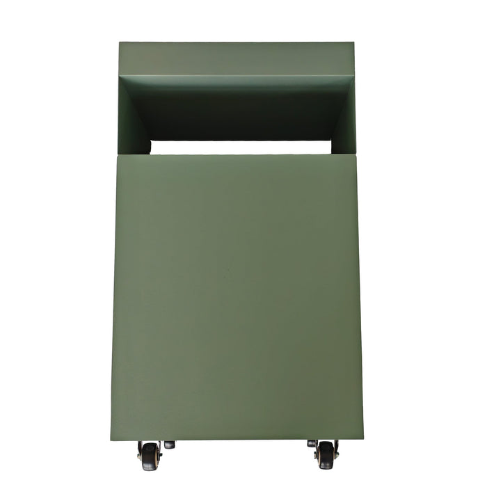 Nolani 35cm Square Side Table - Sage Green