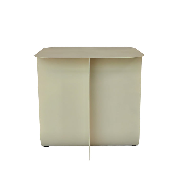 Sorema 45cm Side Table - Ivory White