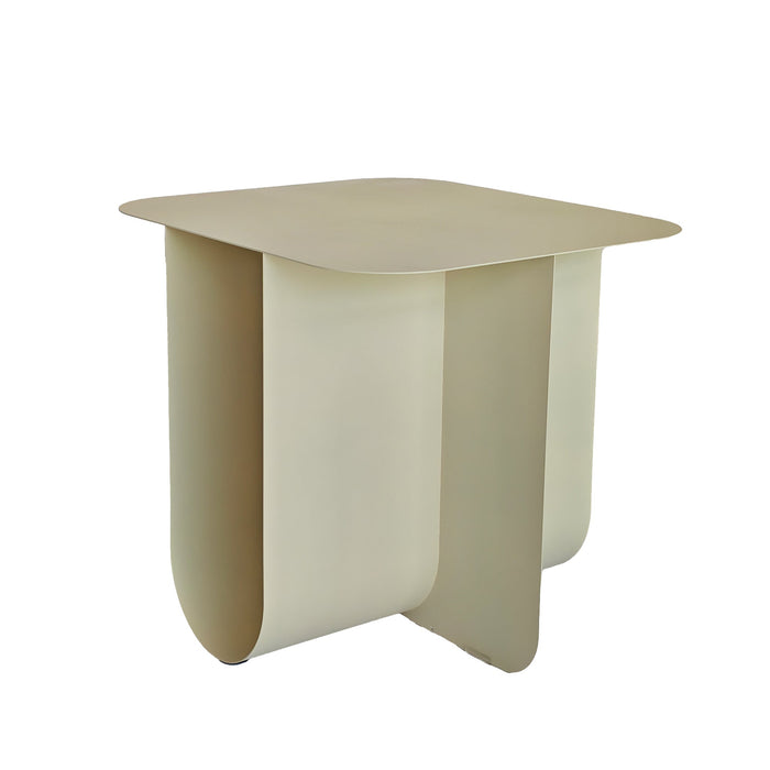 Sorema 45cm Side Table - Ivory White