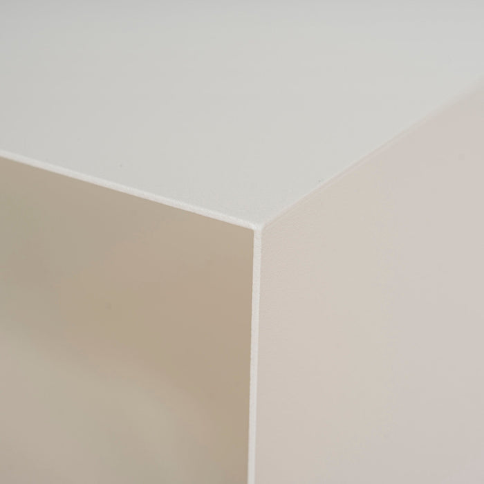 Vionta 35.5cm Side Table - Ivory White
