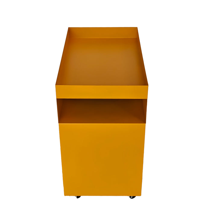 Breska 60cm Side Table - Sandy Mustard