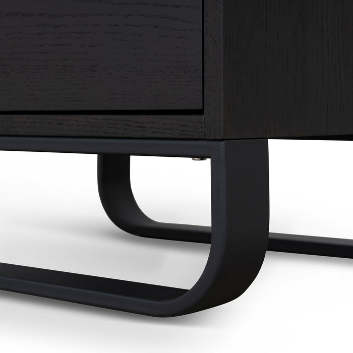 Strado 55cm Bedside Table - Dark Walnut