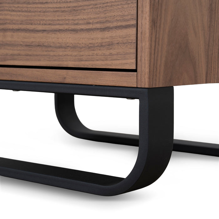 Strado 55cm Bedside Table - Walnut