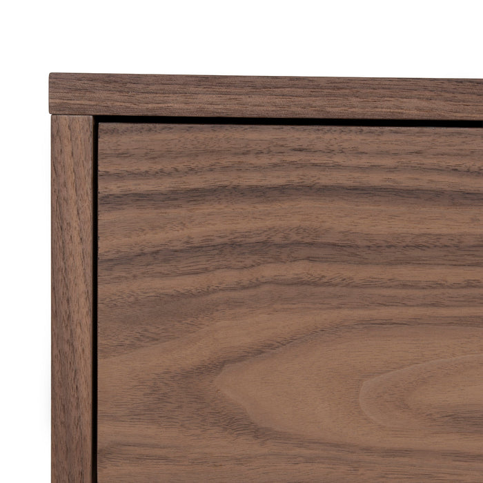 Strado 55cm Bedside Table - Walnut