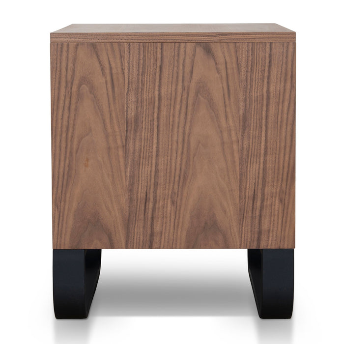 Strado 55cm Bedside Table - Walnut