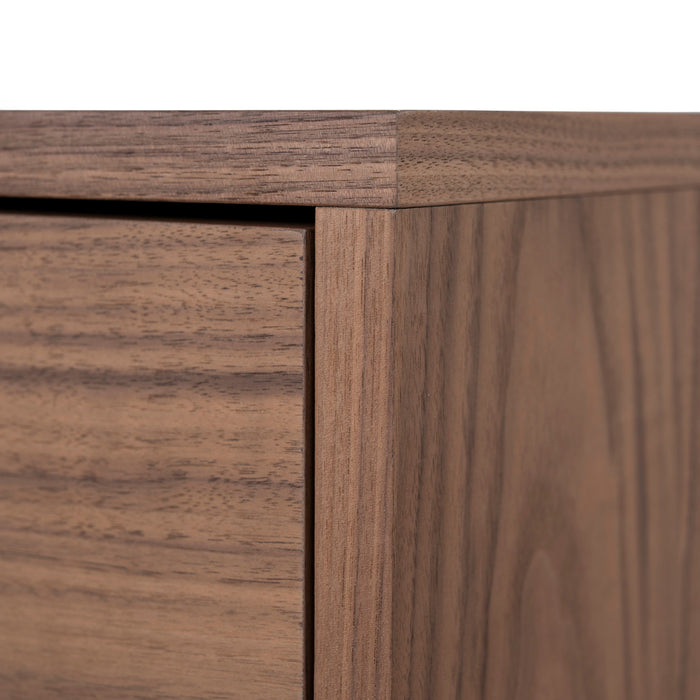 Strado 55cm Bedside Table - Walnut