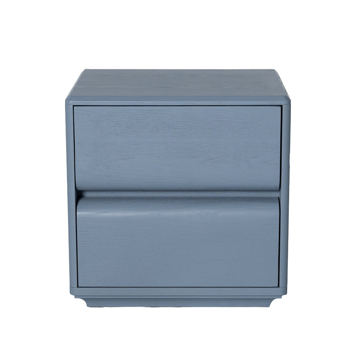Annika 50cm Bedside Table - Light Blue