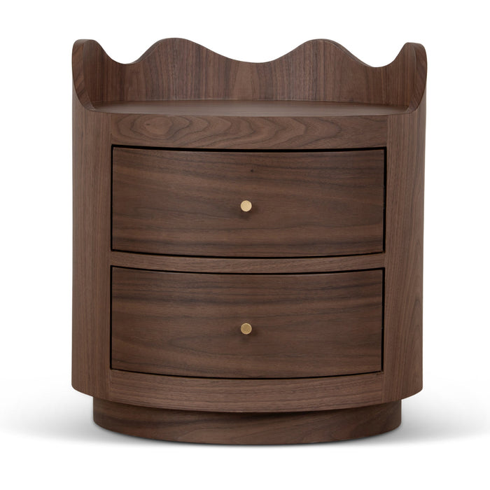 Wina 51cm Bedside Table - Walnut