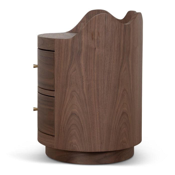 Wina 51cm Bedside Table - Walnut