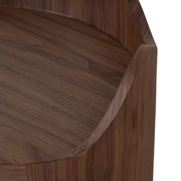 Wina 51cm Bedside Table - Walnut
