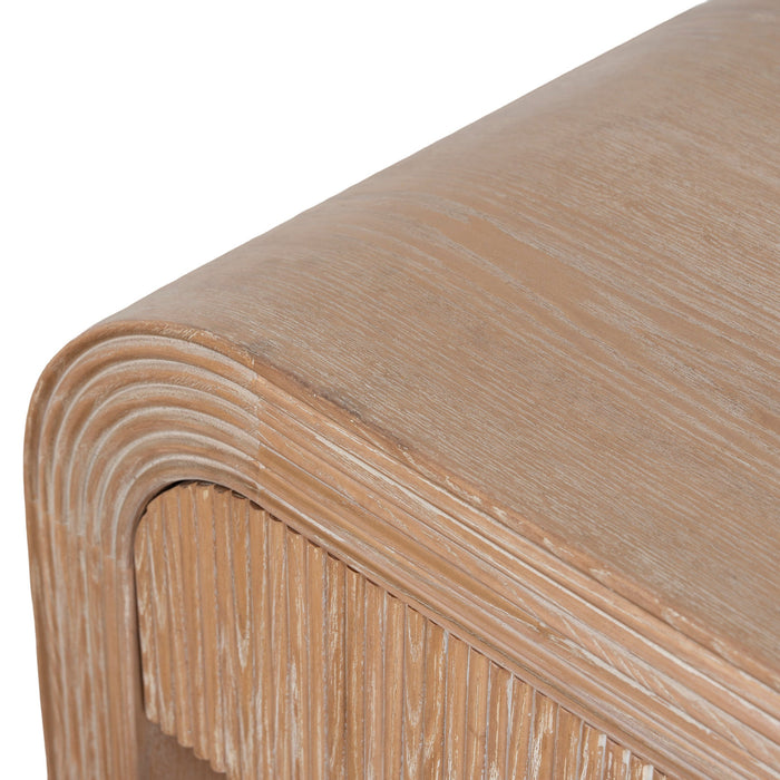 Savero 55cm Bedside Table - Light Natural