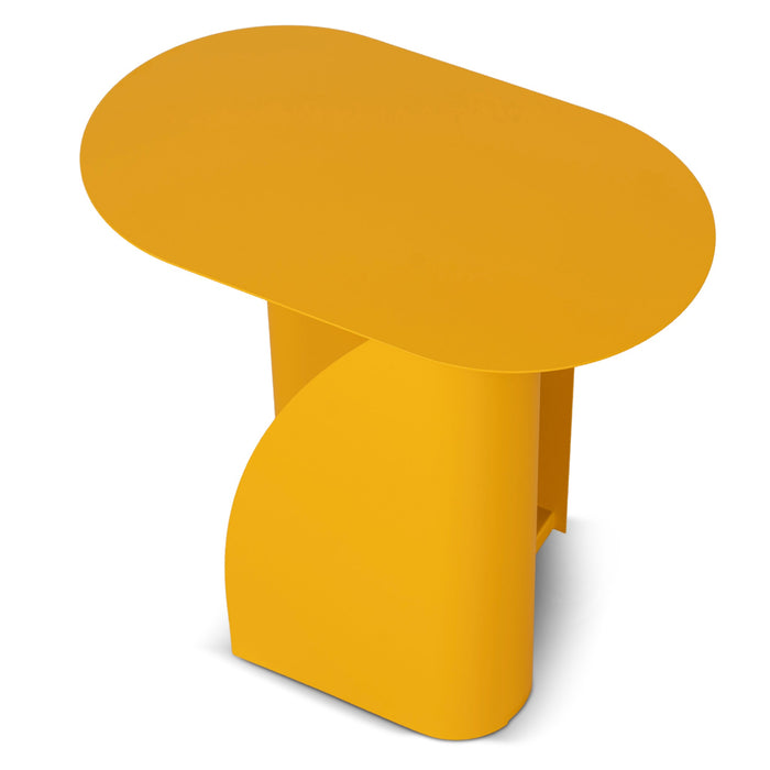 Vetra 50cm Side Table - Sandy Mustard