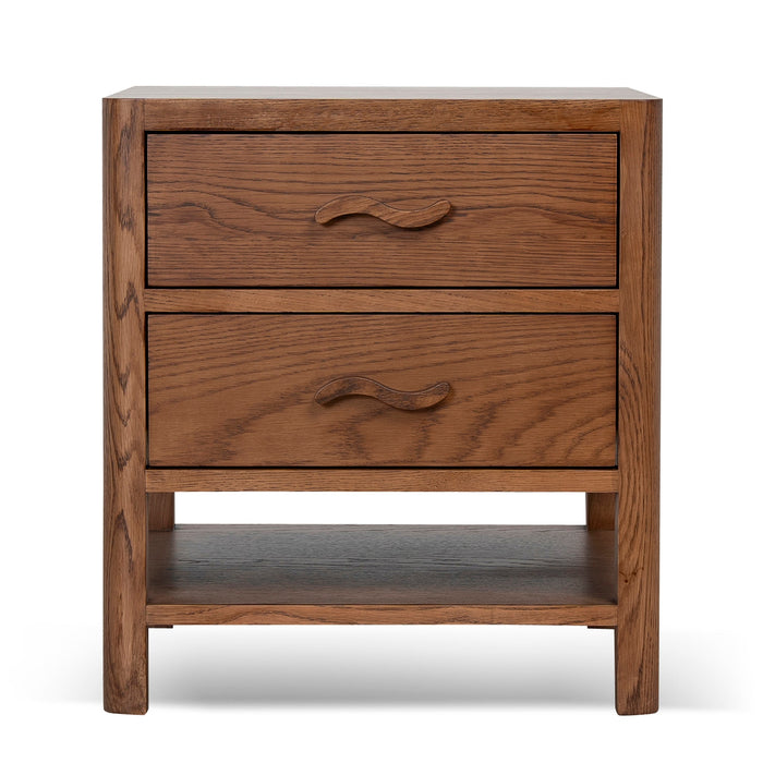 50cm Bedside Table - Walnut