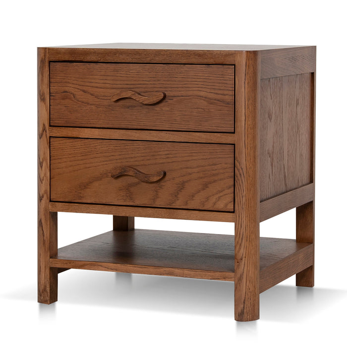 50cm Bedside Table - Walnut