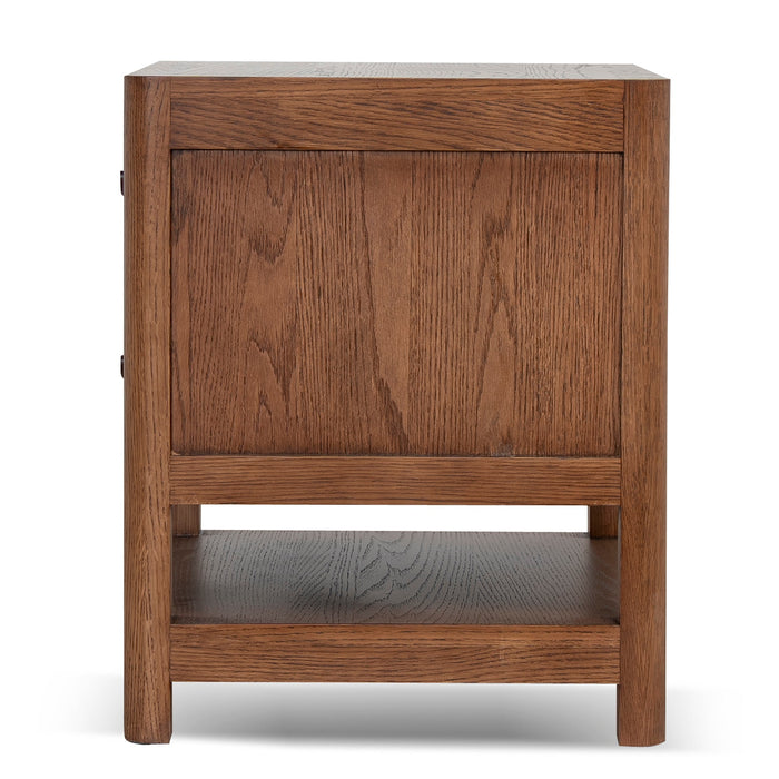 50cm Bedside Table - Walnut