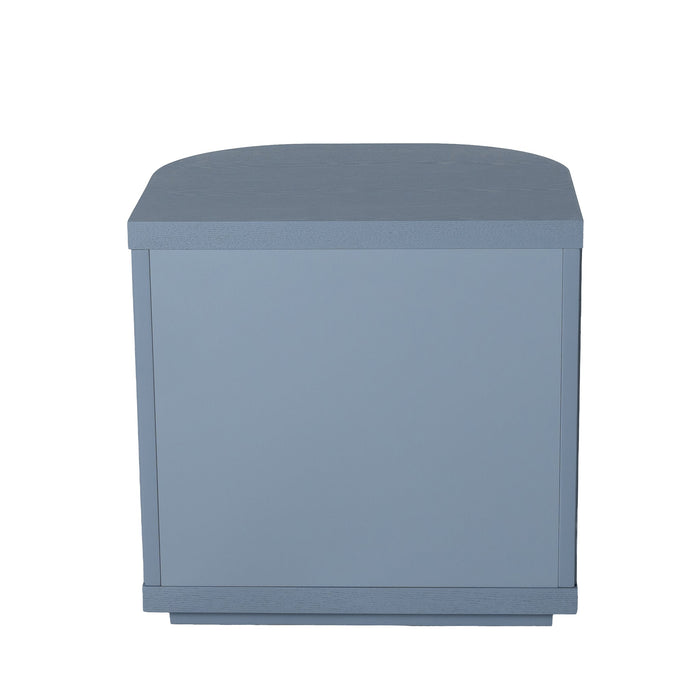 Elino Bedside Table - Light Blue