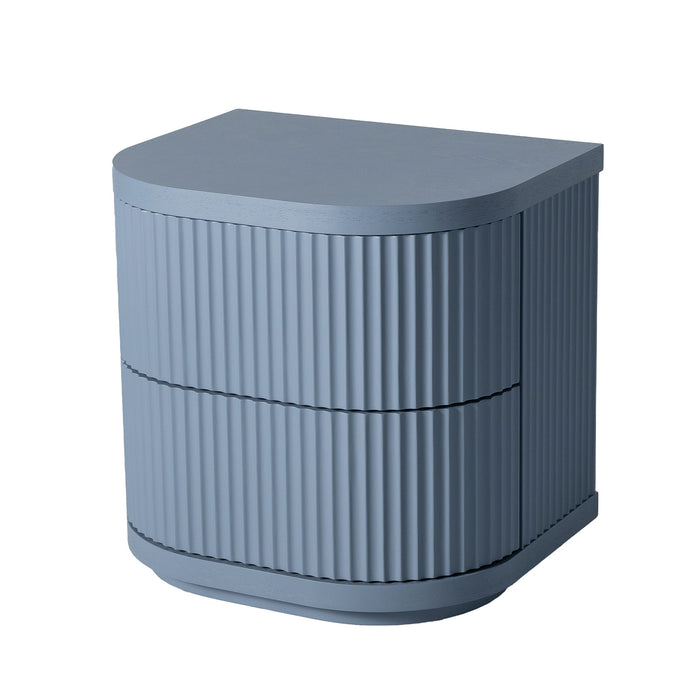 Elino Bedside Table - Light Blue