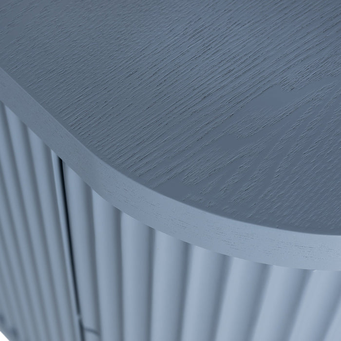 Elino Bedside Table - Light Blue