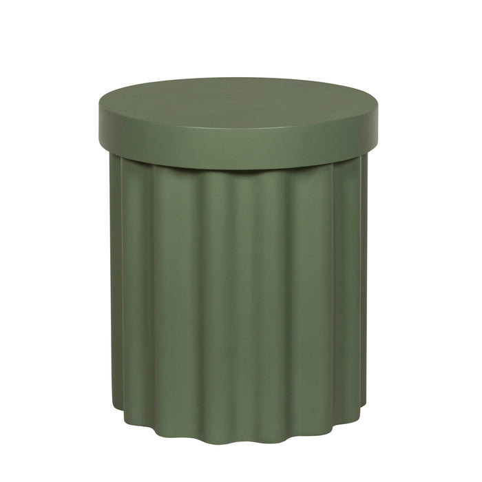 Sovana 40cm Concrete Side Table - Green