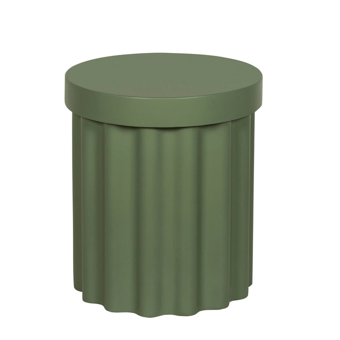 Sovana 40cm Concrete Side Table - Green